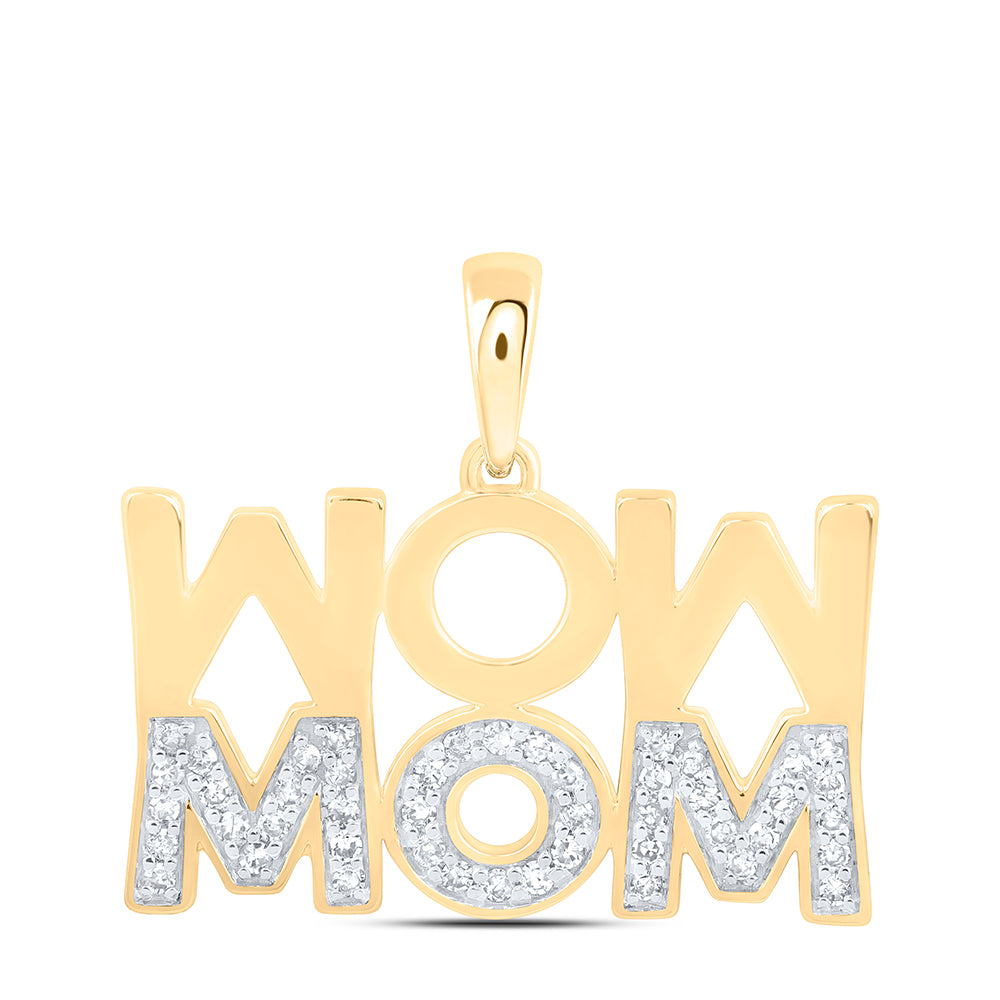 1/5CTW-NAT DIA NK GIFT MOM PENDANT