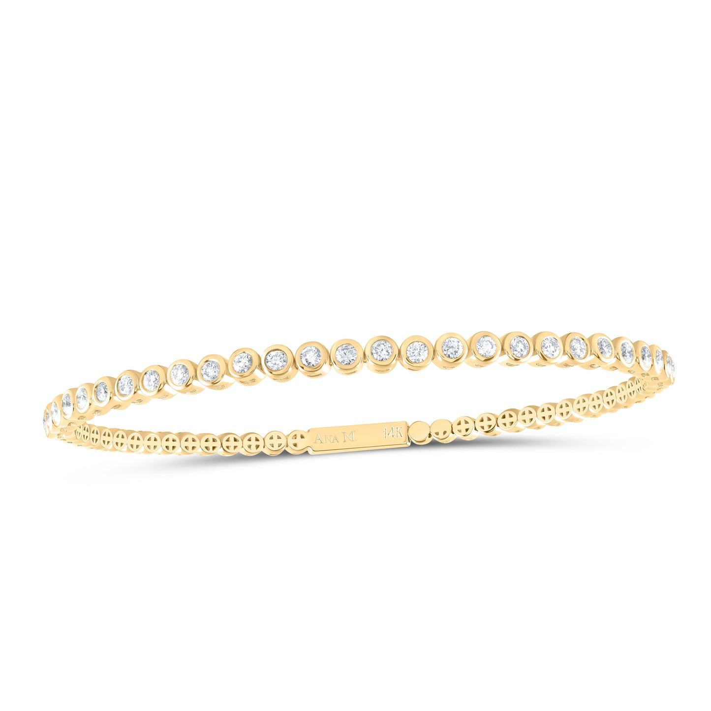 7/8CTW-DIA ANA M FASHION FLEXIBLE BANGLE (60X50MM)