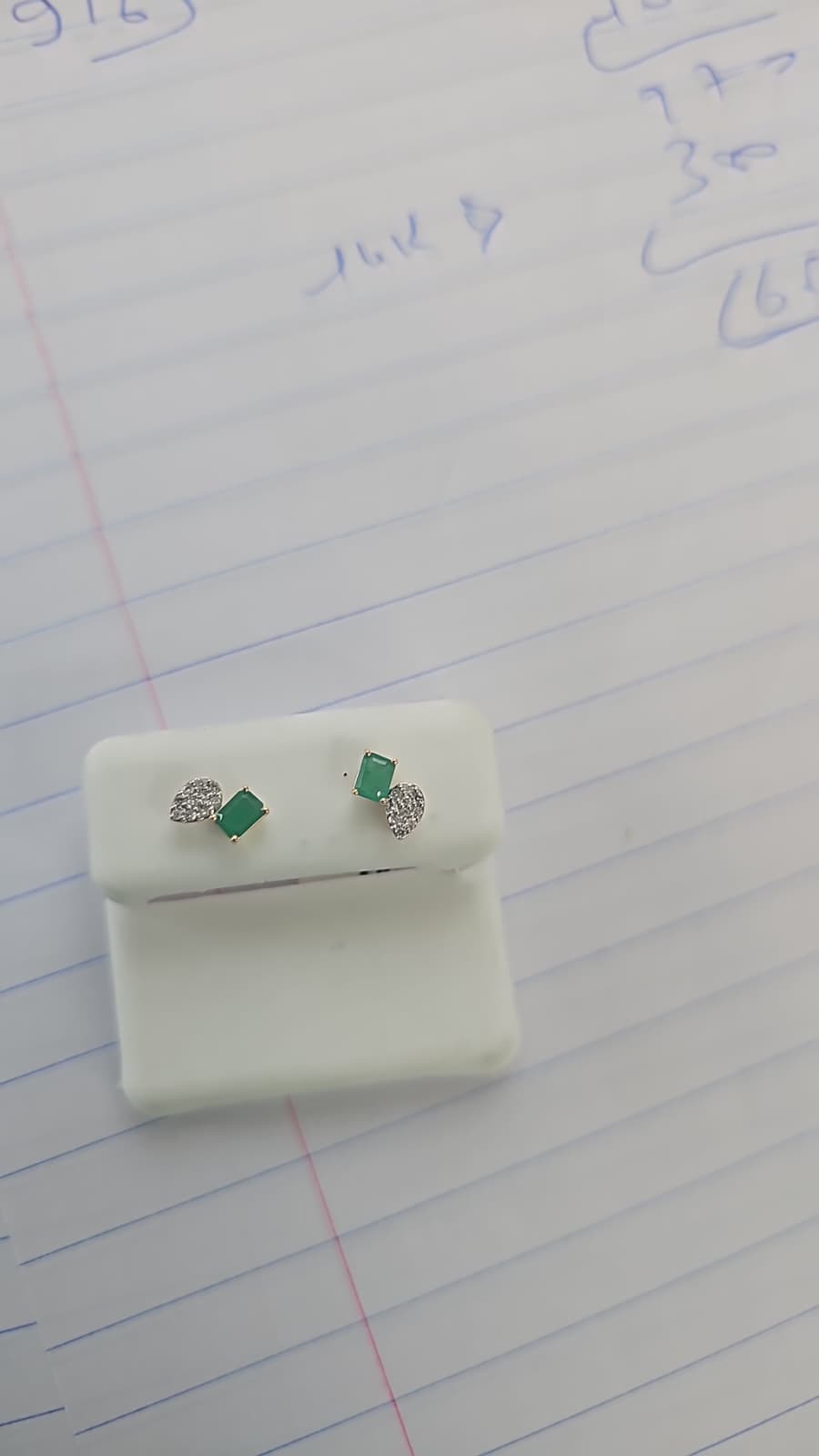 14 k aretes dimante