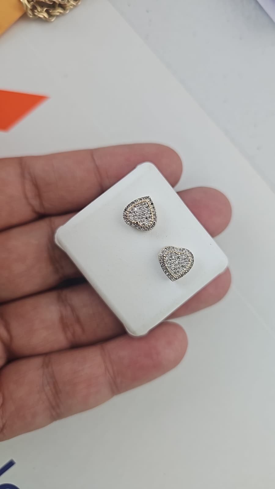 aretes diamante