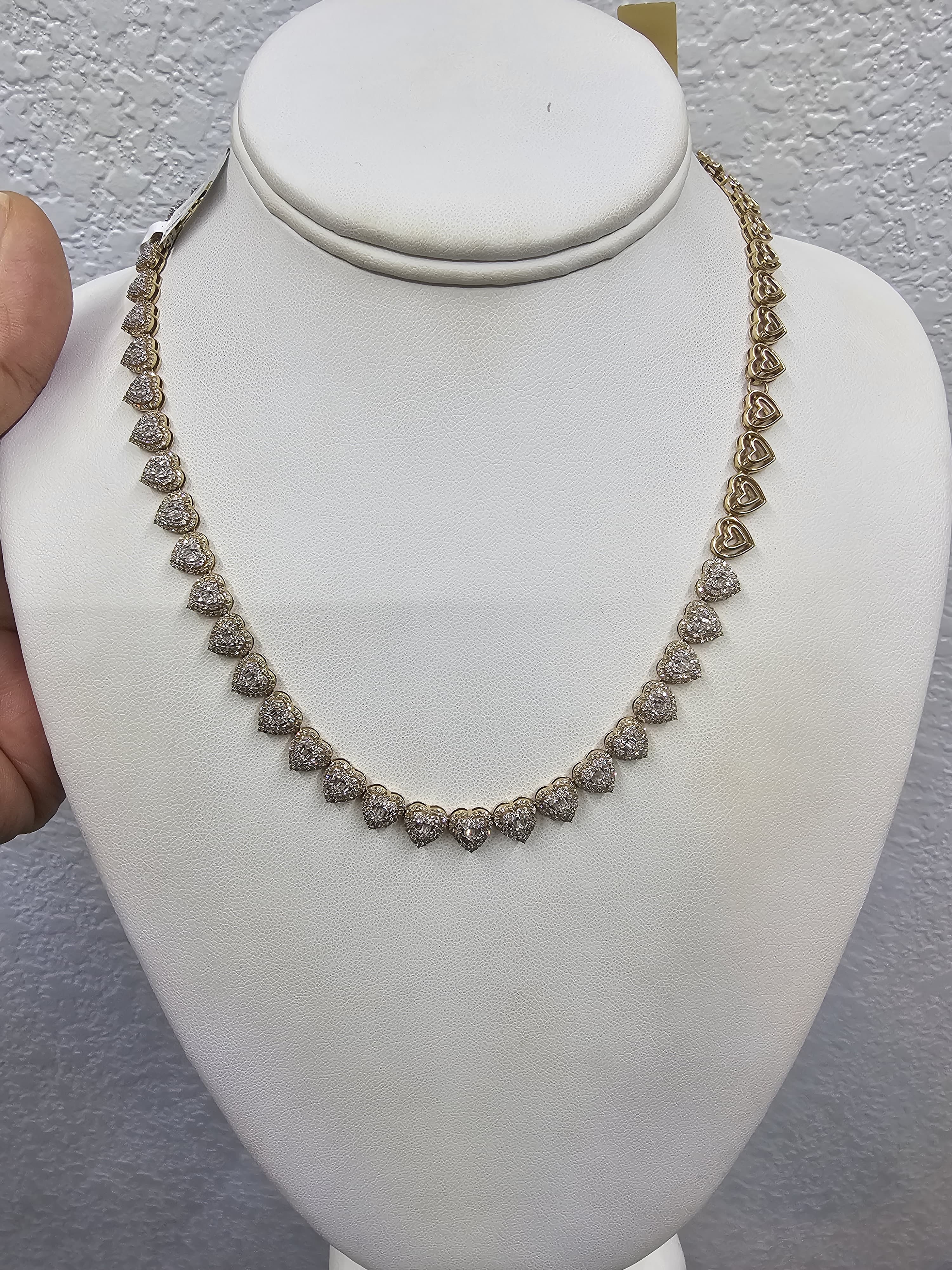 14 k heart necklace 18 inches