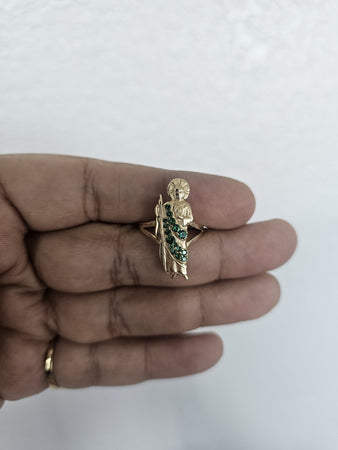 14k ring San judas