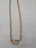 14k oro chino link necklace kitty