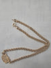 14k oro chino link necklace kitty