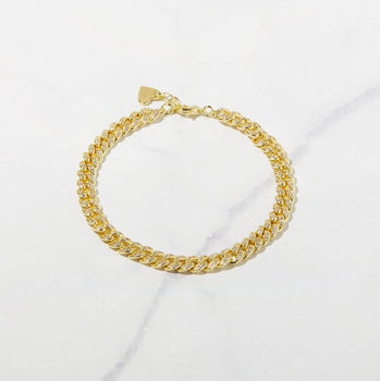 Pavé Curb Chain Link Bracelet