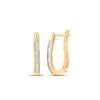1/4CTW-DIA CN FASHION HIGH HOOPS EARRING