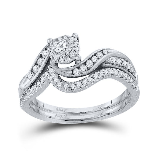 1/2CTW-DIA ANA M  BRIDAL SET