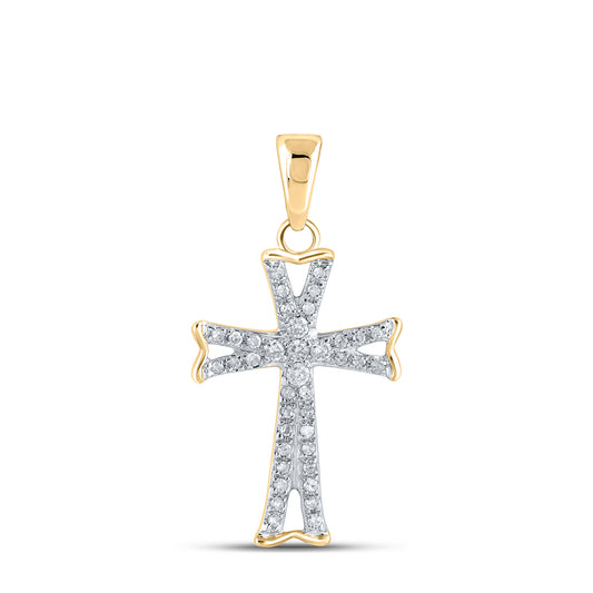 1/8CT-DIA P1P2 CROSS PENDANT