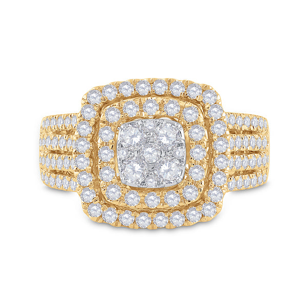 1 1/2CT-DIA ANA M FASHION RING