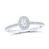 1/3CTW-DIA ANA M 1/5CT-COV ENGAGEMENT SINGLE HALO RING