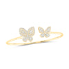3/4CTW-DIA NK BUTTERFLY BANGLE (50X60MM)