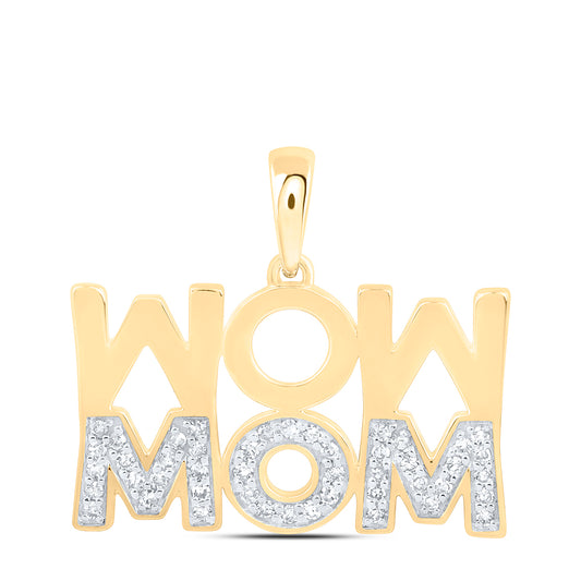 1/5CTW-NAT DIA NK GIFT MOM PENDANT