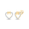 1/6CTW-NAT DIA P1 GIFT HEART EARRING
