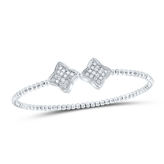 1/2CTW-NAT DIA CN FASHION BANGLE (65X52 MM)