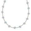 4 1/3CTW-NAT DIA NK FASHION HEART NECKLACE (18 INCH)