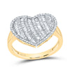 5/8CTW-NAT DIA CN FASHION HEART RING