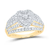 1CTW-NAT DIA NK HEART FASHION RING