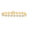 1 3/4CTW-NAT DIA CN FASHION CLOVER BRACELET (7 INCH)