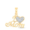 1/12CTW-NAT DIA P1 GIFT "I ? Mom" PENDANT