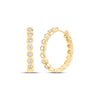 1/3CTW-NAT DIA ANA M FASHION HOOP EARRING
