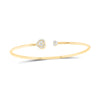 1/4CTW-NAT DIA ANA M PEAR BANGLE