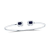 1/4CTW-NAT DIA ANA M 5X3MM EM-BS NAT GEM BANGLE