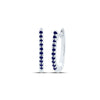 1/12CTW BS-RD NAT GEM FASHION HOOPS EARRING