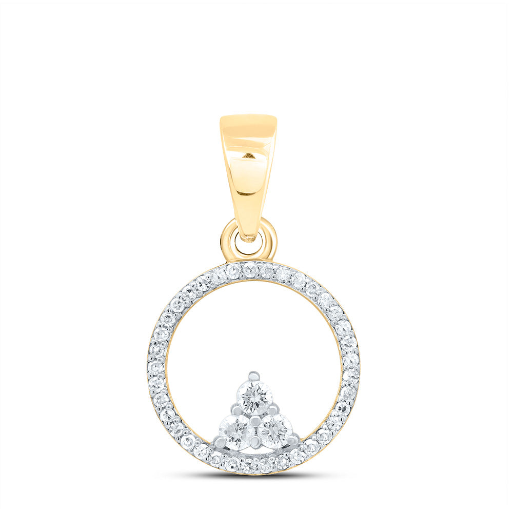 1/5CTW NAT DIA P1 GIFT ROUND PENDANT