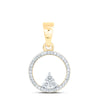 1/5CTW NAT DIA P1 GIFT ROUND PENDANT