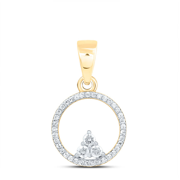 1/5CTW NAT DIA P1 GIFT ROUND PENDANT