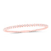 7/8CTW-NAT DIA ANA M FASHION FLEXIBLE BANGLE (60X50MM)
