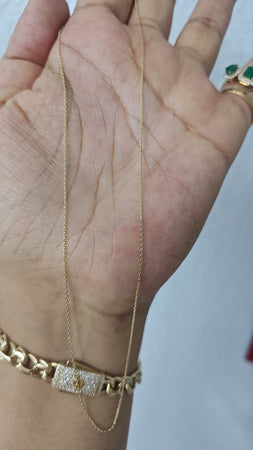 14 k earrings  Esmeralda and 14k necklace