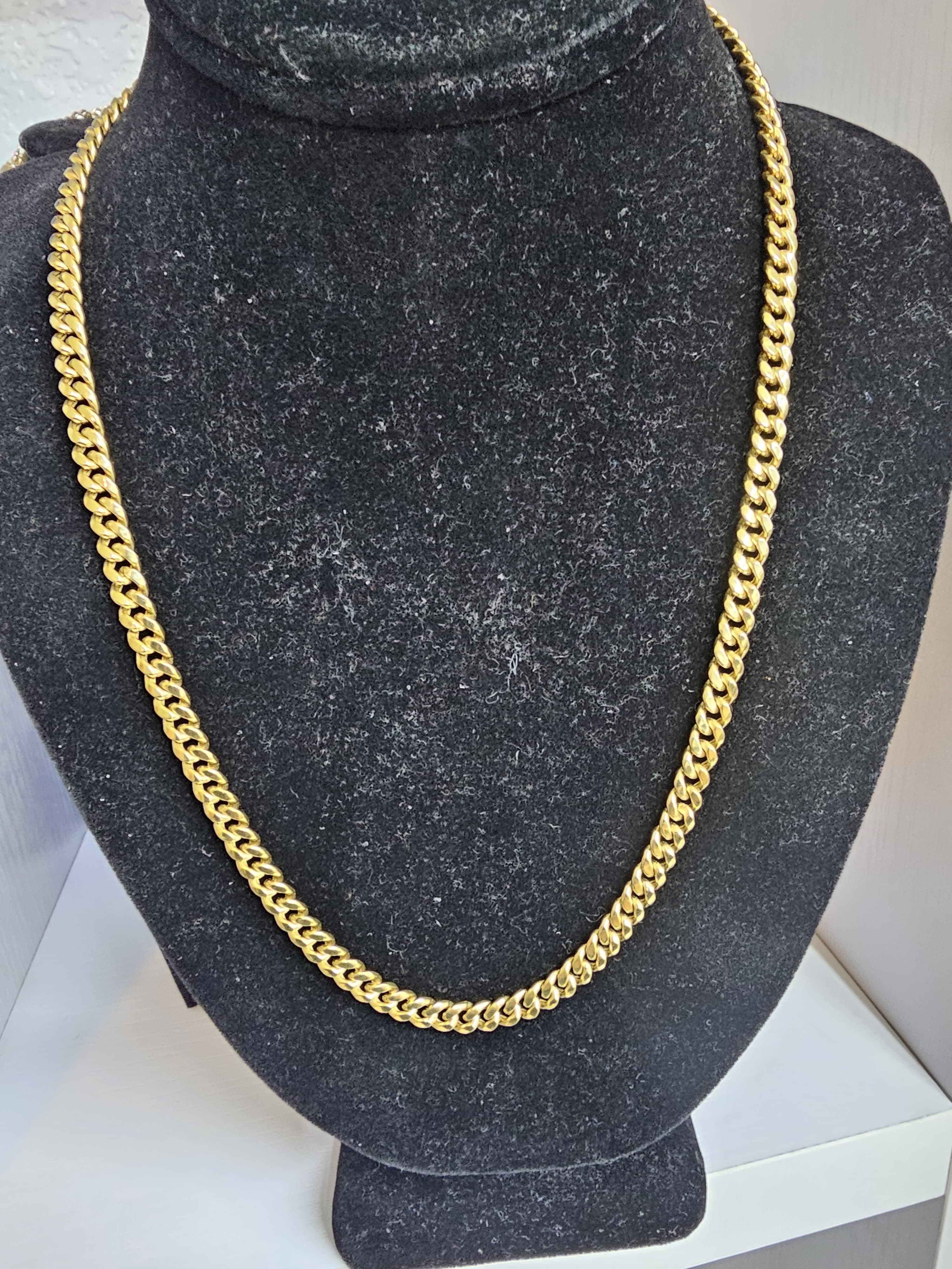 14 k necklace