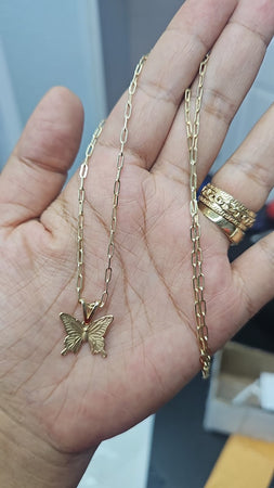 14 k cadina mariposa