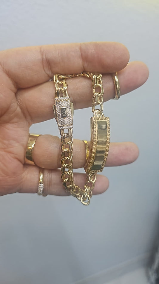 14 k esclava placa