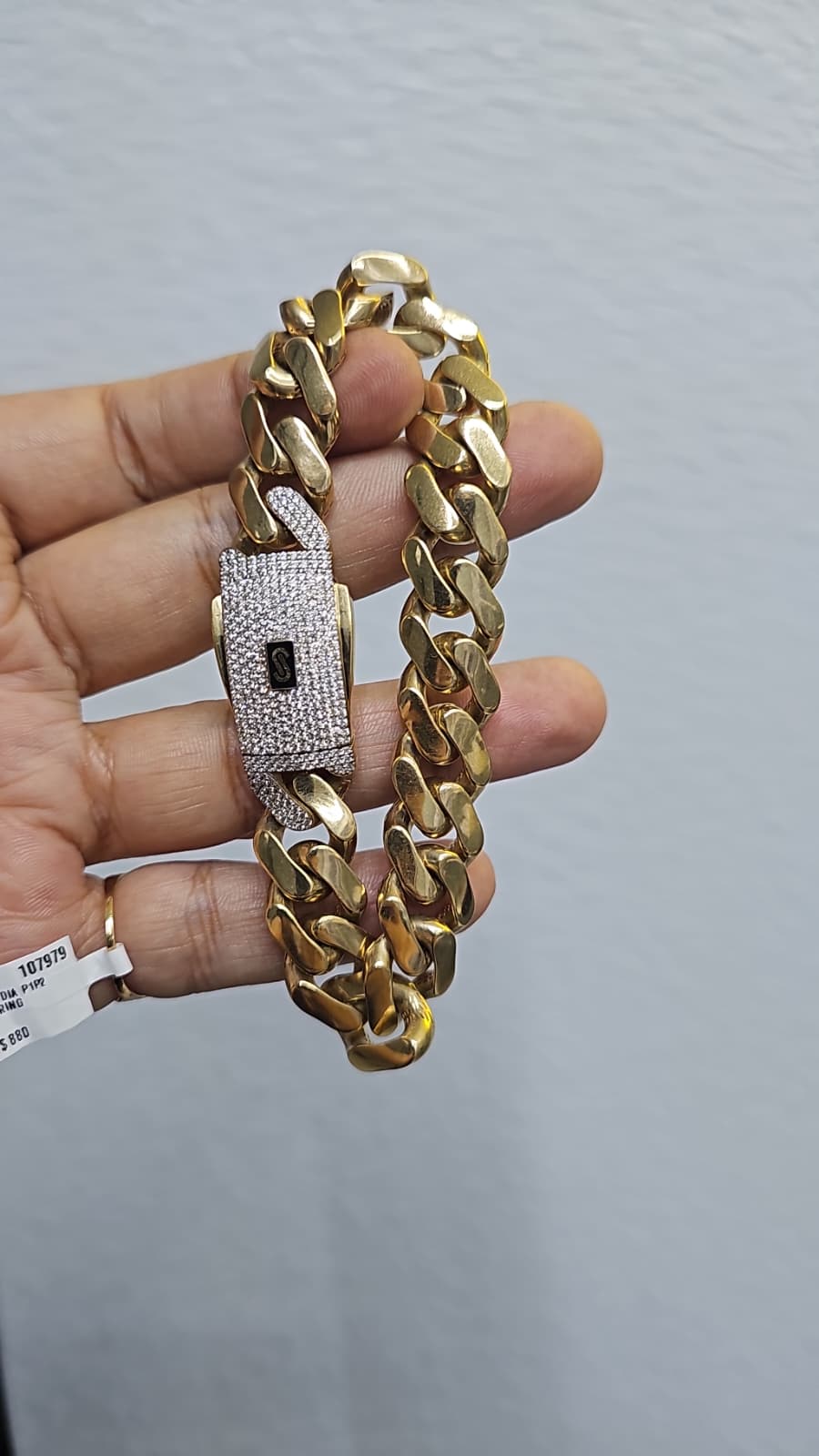 14 k ANILLO diamante