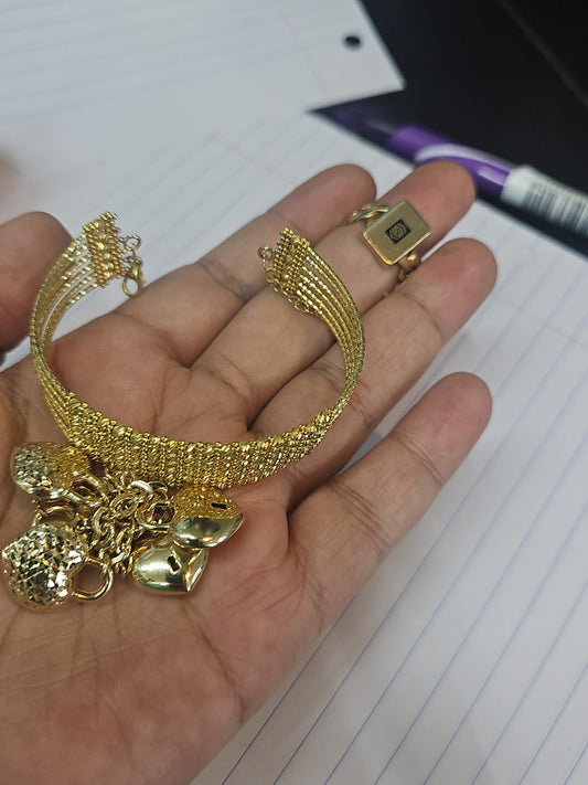 14 k bracelete and ring