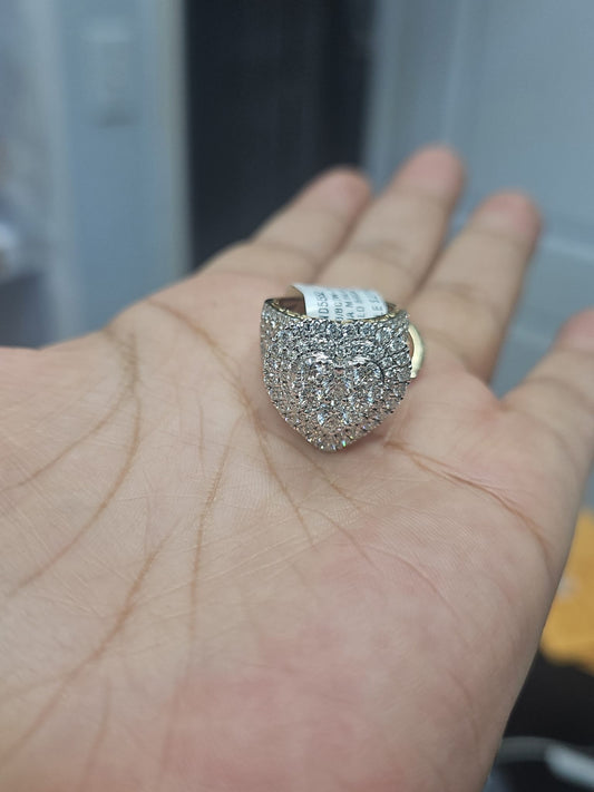 14K anillo diamente