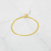 2mm Solid Gold Herringbone Bracelet