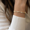 Dainty Minimalist Daisy Tennis Bracelet