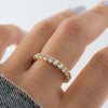 3MM Round Eternity Wedding Band