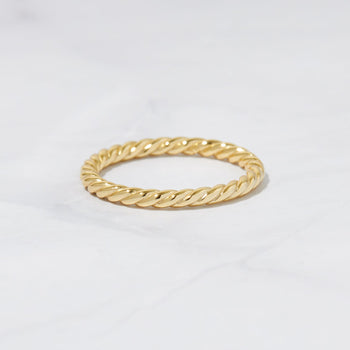 Ultra Thin Spiral Stacking Ring